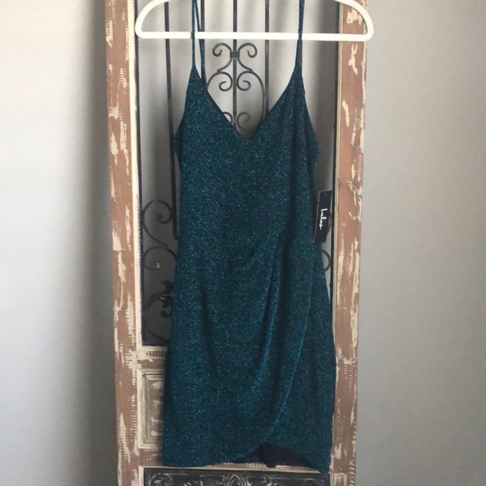 Lulus.  Size medium.  Green metallic.